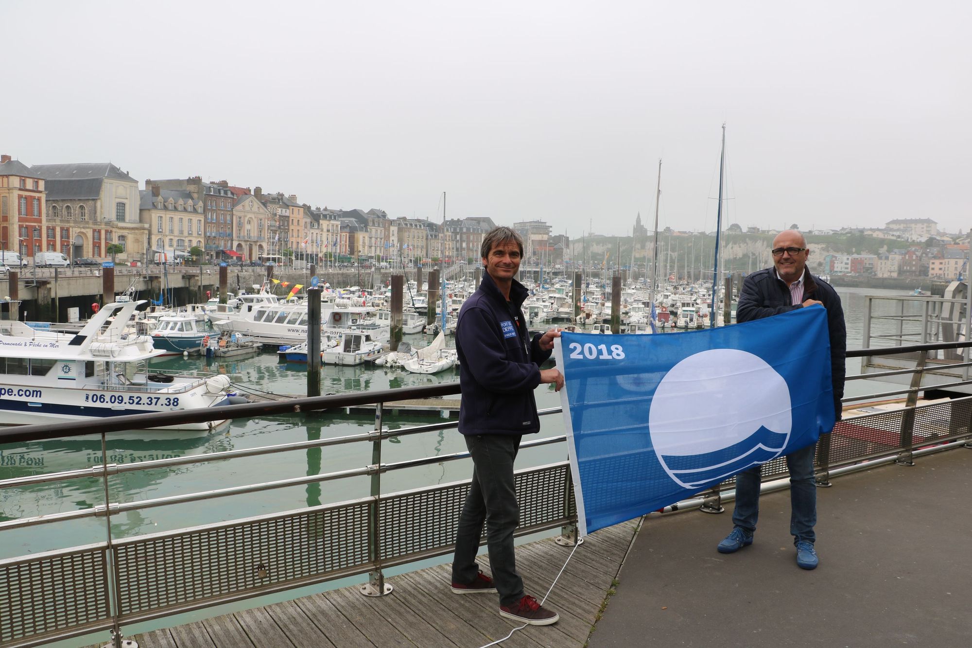 Le Port de Dieppe hisse le Pavillon Bleu